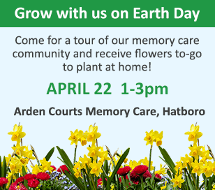 Join us for a delightful afternoon at Arden Courts ProMedica Memory Care and receive flowers to-go to plant at your home! While here, we invite you to tour our purposefully built community and enjoy light snacks and refreshments.