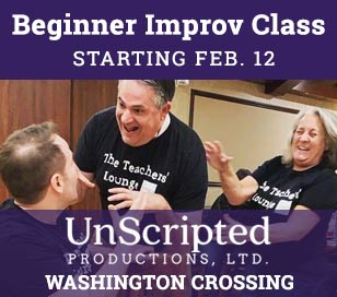 This beginner level class is for anyone interested in experiencing the joy, connection, and community of an improv class. Students will be introduced to Unscripted's core principles and watch them come to life through the playing of entry-level, fun games. 4 sessions: 2/12, 2/19, 2/26, 3/5